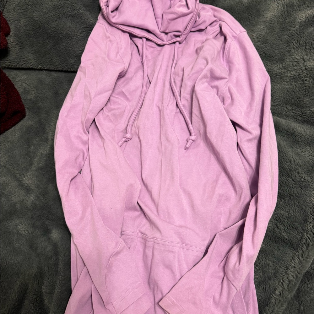 Lavender Pullover Hoodie - Soft Lilac Hooded Sweatshirt